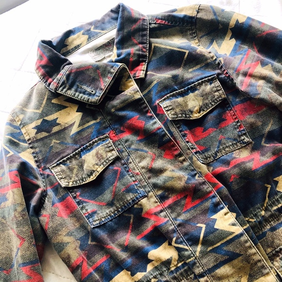 Urban Outfitters Lightweight Printed Jacket - Picture 1 of 7